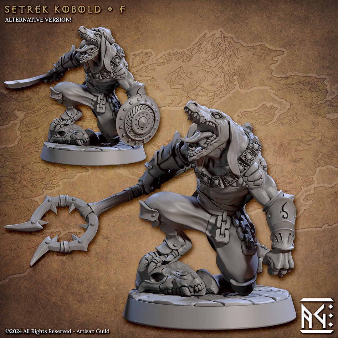 Sterek Kobold Miniatures | Temple of Ifrit | Fantasy D&D Miniature | Artisan Guild