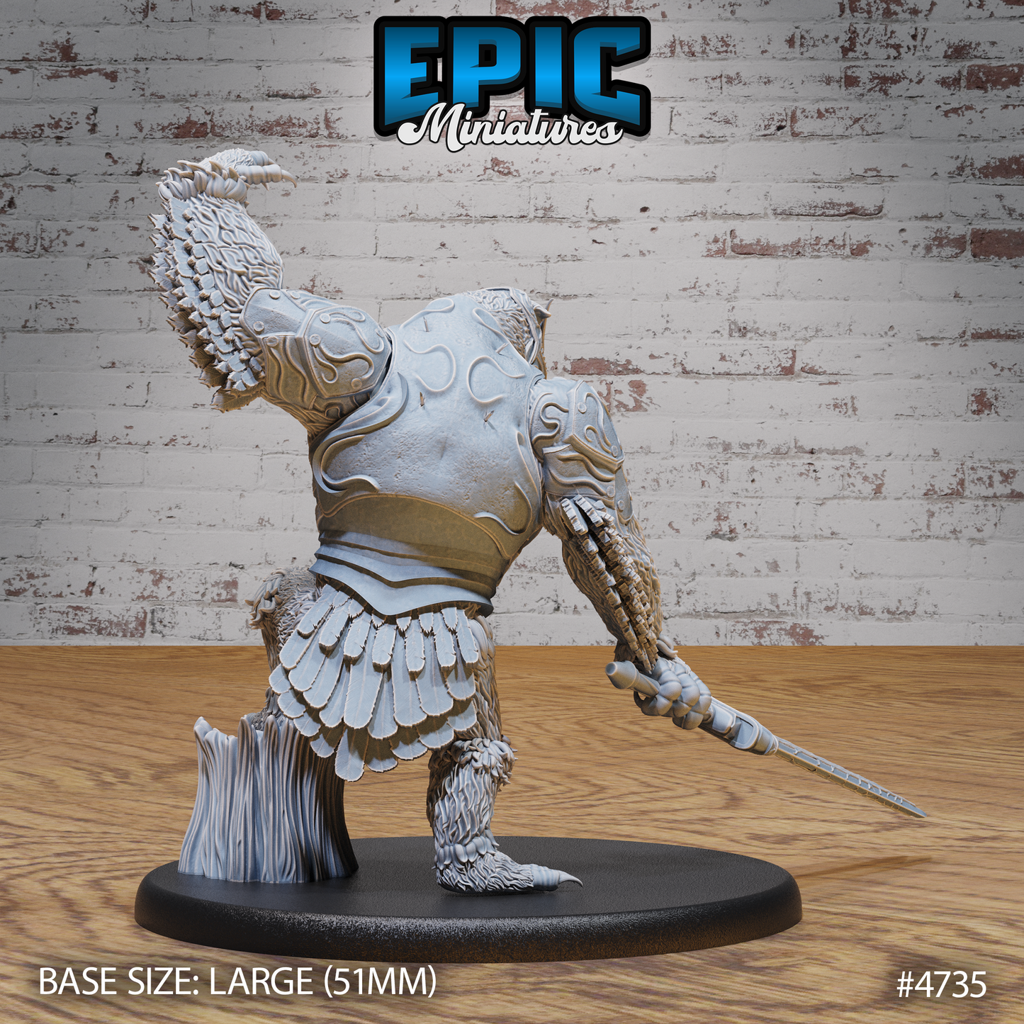 Fabled Owlbear #4733-#4735 by Epic Miniatures | 3D Printable D&D Models