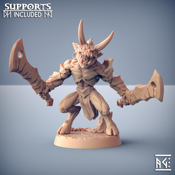 Gruntling A | Abyss Demons | Fantasy D&D Miniature | Artisan Guild