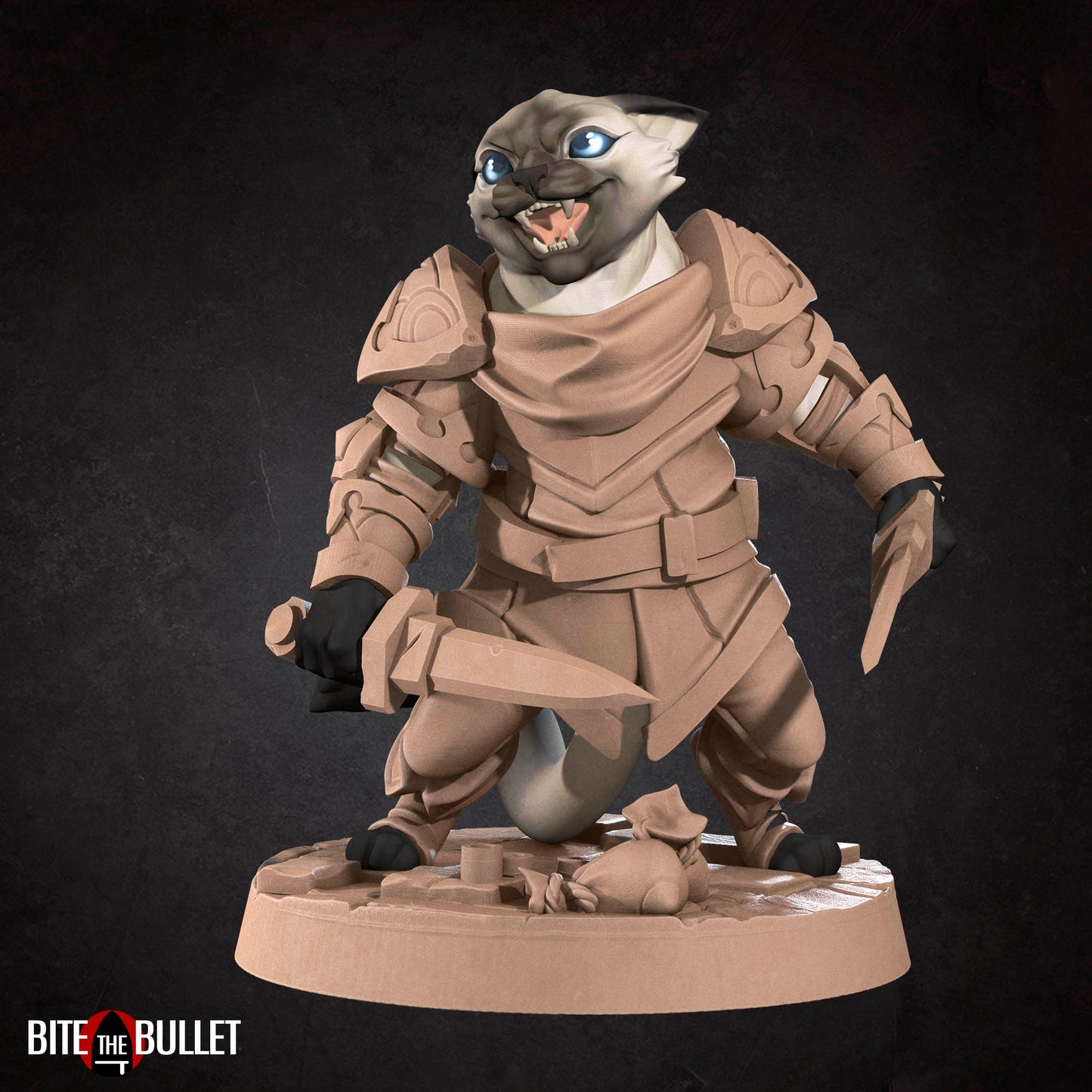 Cat Rogue | Tabaxi | Fantasy Miniature | Bite the Bullet