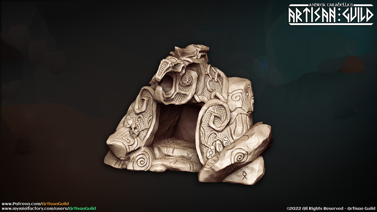 Dwarven Cairn | Dwarven Mountaineers of Skutagaard | Fantasy D&D Miniature | Artisan Guild