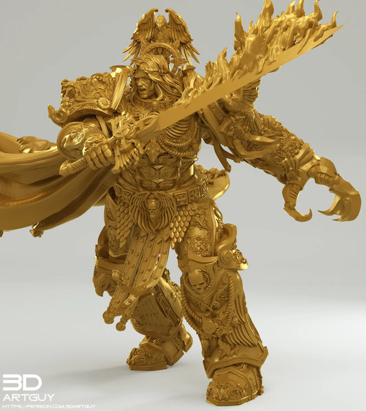 The Emperor of makind Warhammer 40k proxy resin 3D printed model