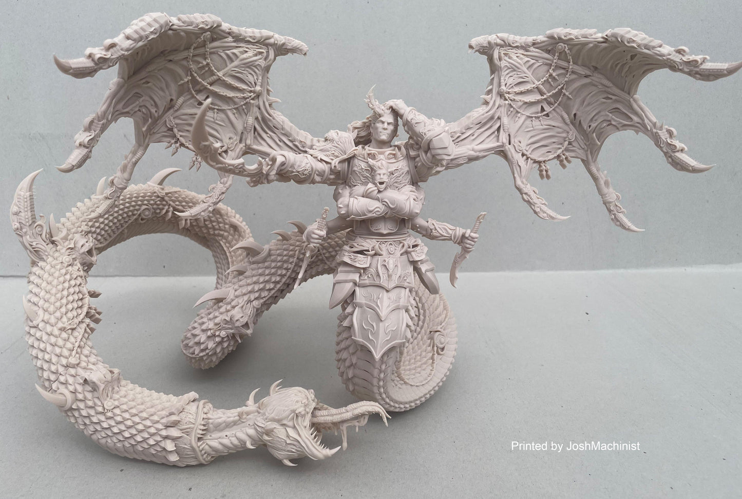 Demon Fulgrim 3d printed resin proxy for Warhammer 40k or Horus Heresy games.