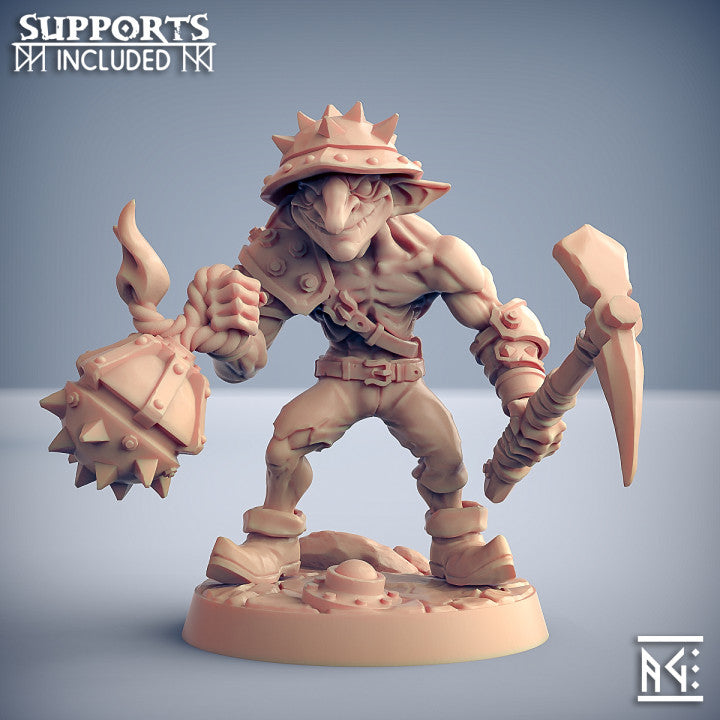 Goblin D | Sparksoot Goblins | Fantasy D&D Miniature | Artisan Guild