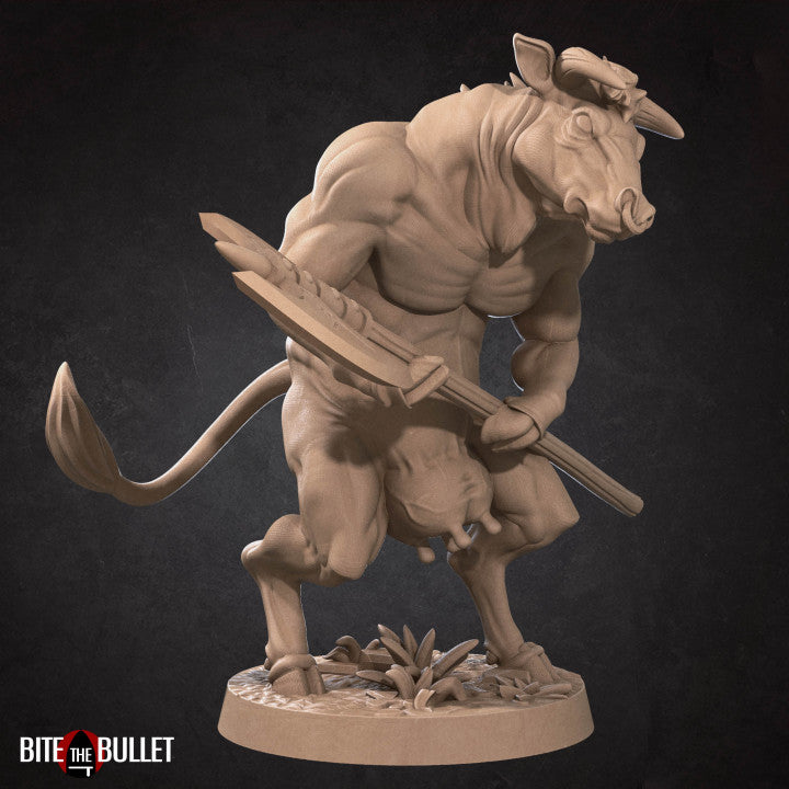 Hellbovine B | Bullet Hell Demons | Fantasy Miniature | Bite the Bullet