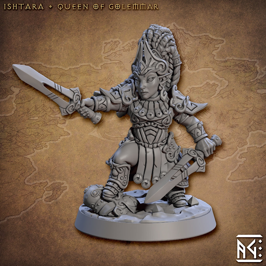 Ishtara | Gnomes of Golemmar | Fantasy D&D Miniature | Artisan Guild