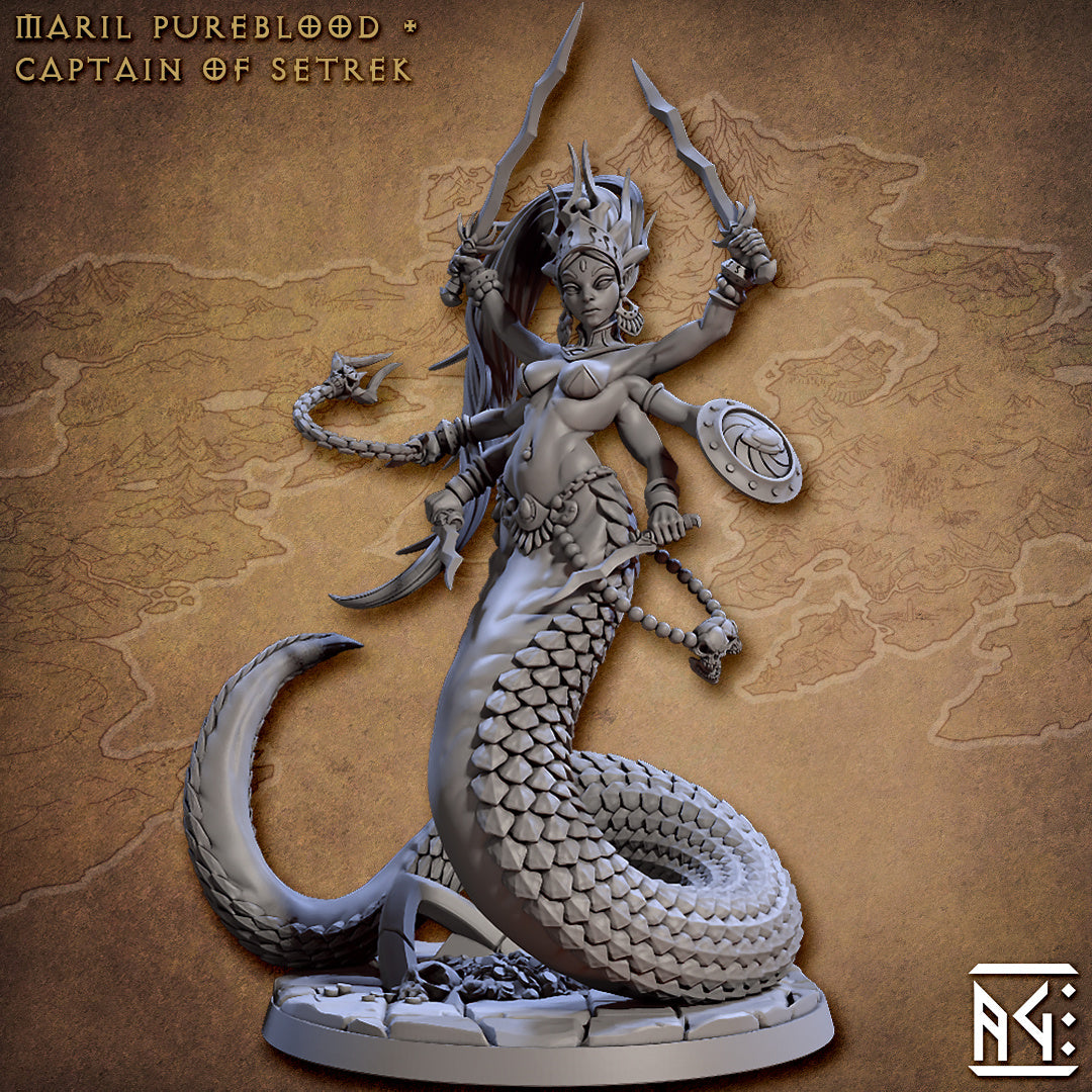 Maril Pureblood | City of Intrigues | Fantasy D&D Miniature | Artisan Guild