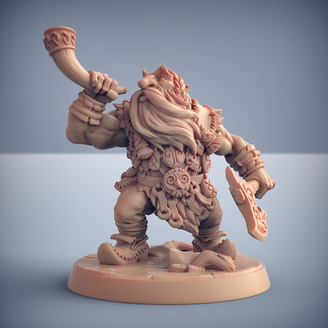 Mountaineer A | Dwarven Mountaineers of Skutagaard | Fantasy D&D Miniature | Artisan Guild