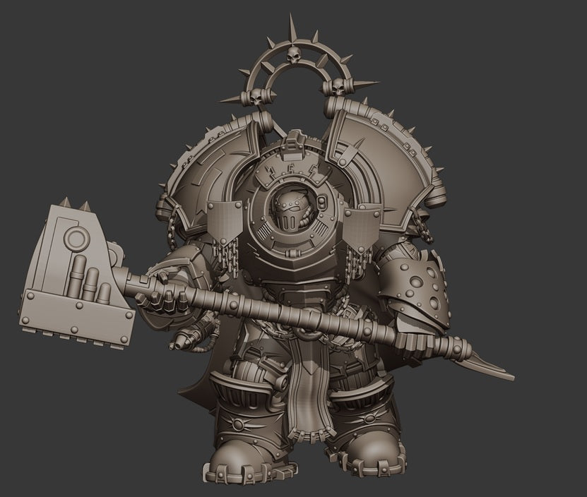 proxy Saturnine Praetor terminator 3d printed model for warhammer