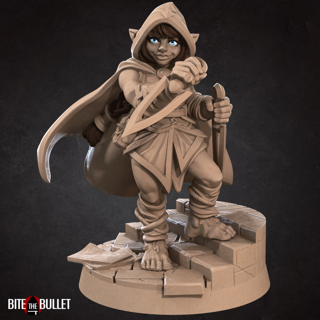 Rogue | Halflings | Fantasy Miniature | Bite the Bullet