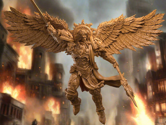 Sanguinius 3d printed resin proxy for Warhammer 40k or Horus Heresy games in ornate armour