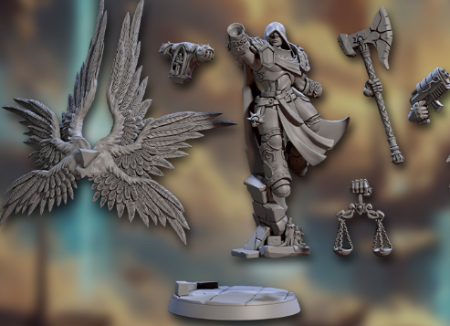 Angelic Justice Lady Giustizia | Wrath of the Malakim | Artisan Guild