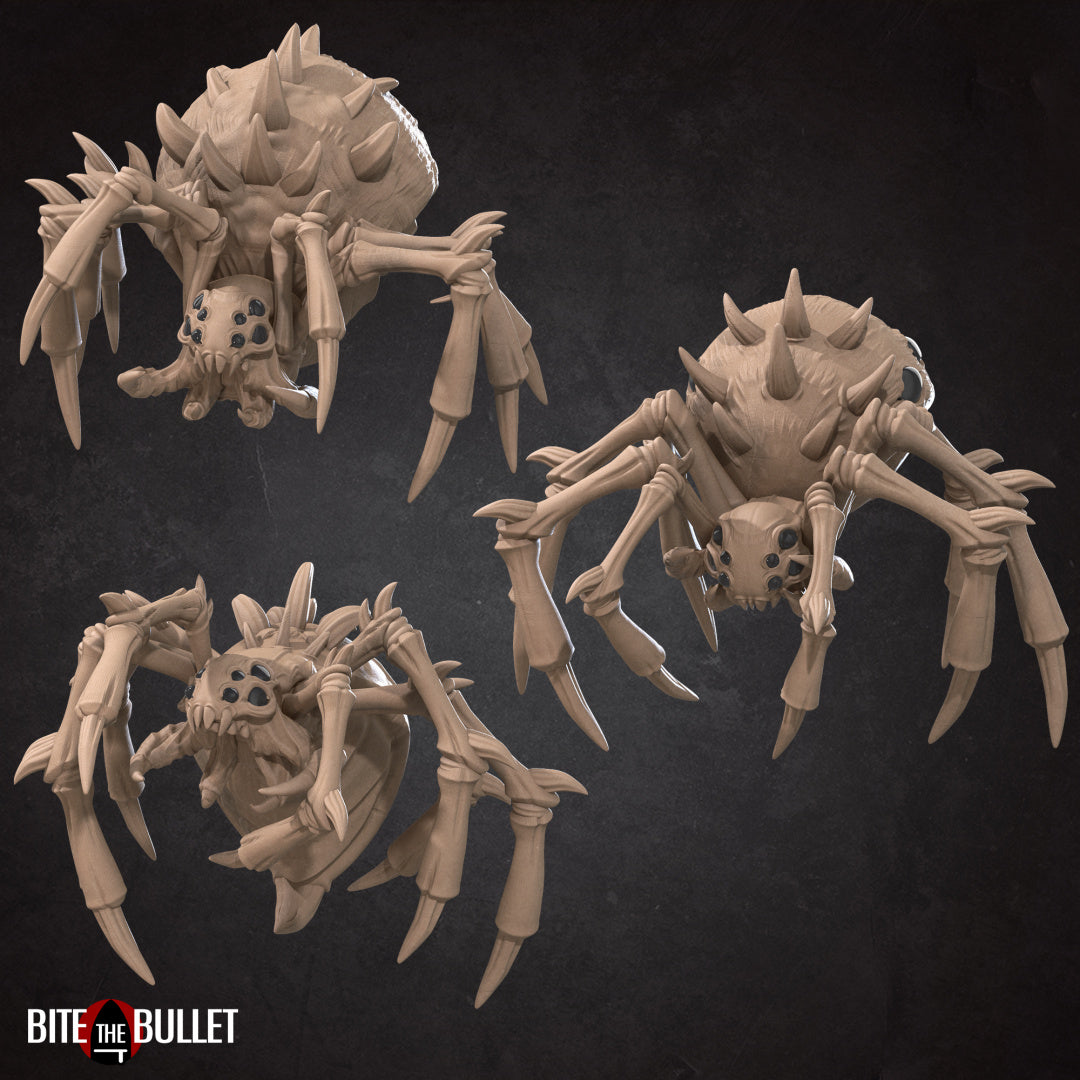 Spider Minions | Dungeon Undead | Fantasy Miniature | Bite the Bullet