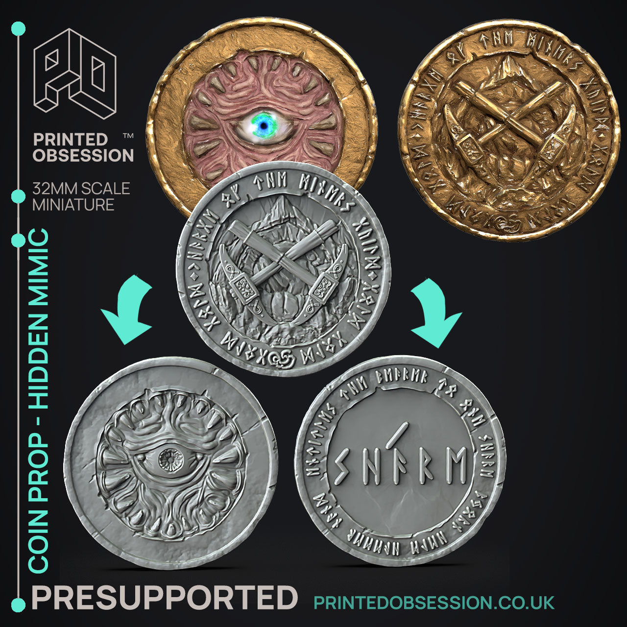 Flesh of Gold Miniatures | Fantasy Miniature | Printed Obsession