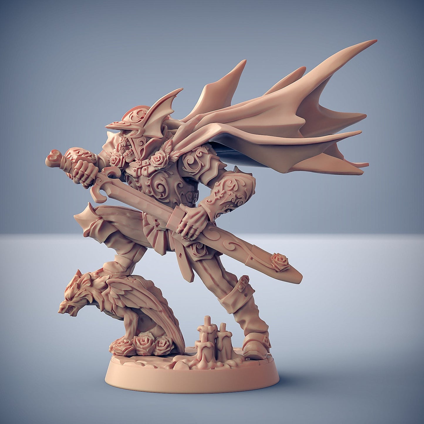 Harguul Blade of the Roses | Oldburg Fallen Ones | Fantasy D&D Miniature | Artisan Guild