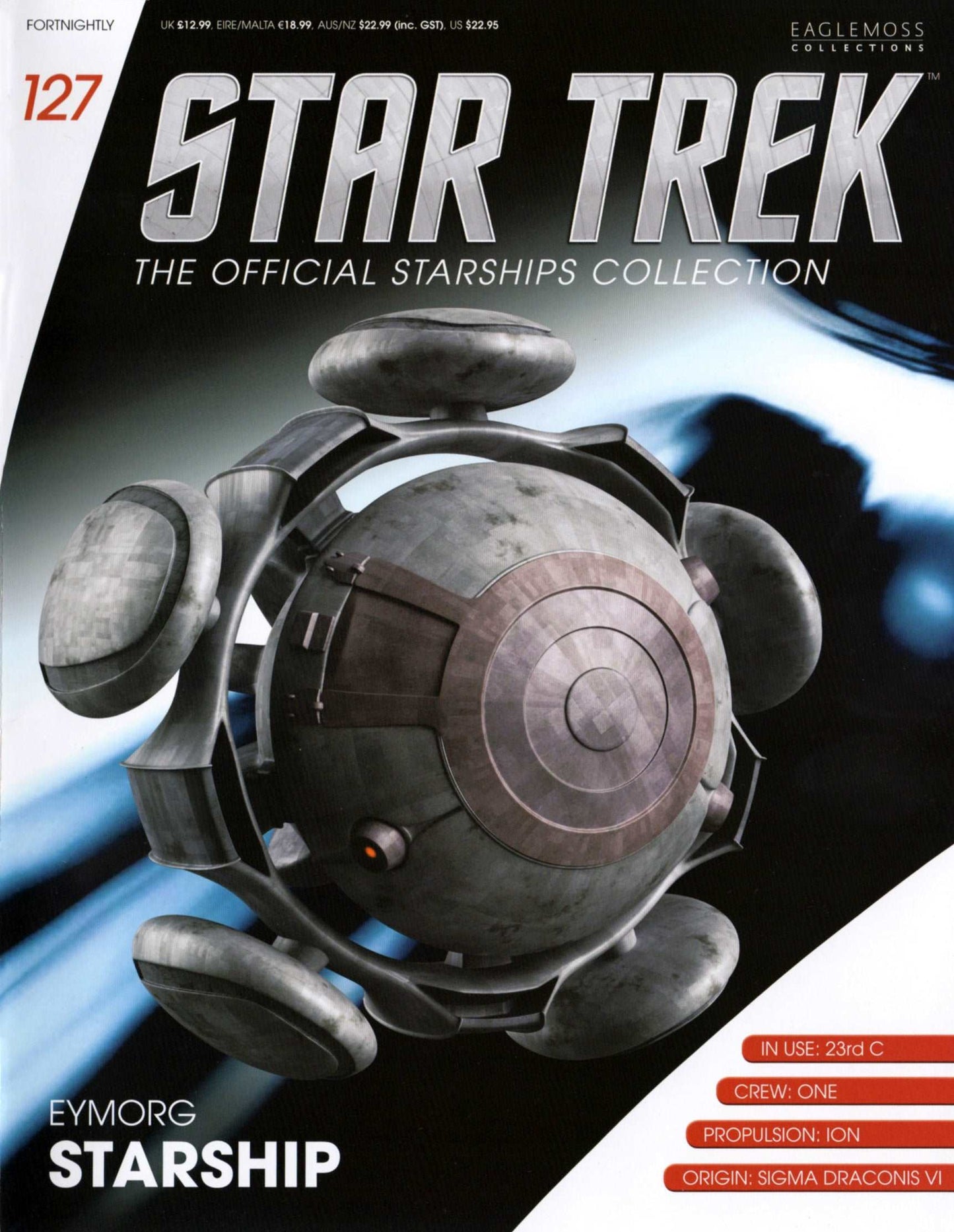 #127 Eymorg Vessel Model Die Cast Ship (Eaglemoss / Star Trek)