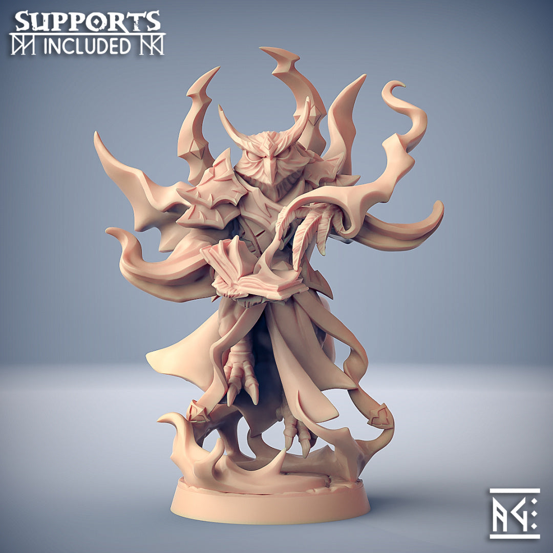 Gufaar the Librarian | Eye-Cult Gryphkin | Fantasy D&D Miniature | Artisan Guild