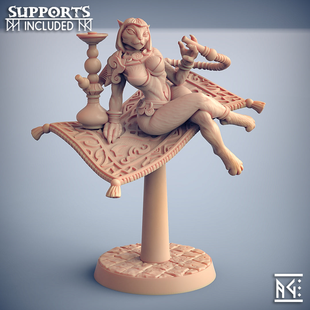 Princess Thamin | Rakshakin Headhunter | Fantasy D&D Miniature | Artisan Guild