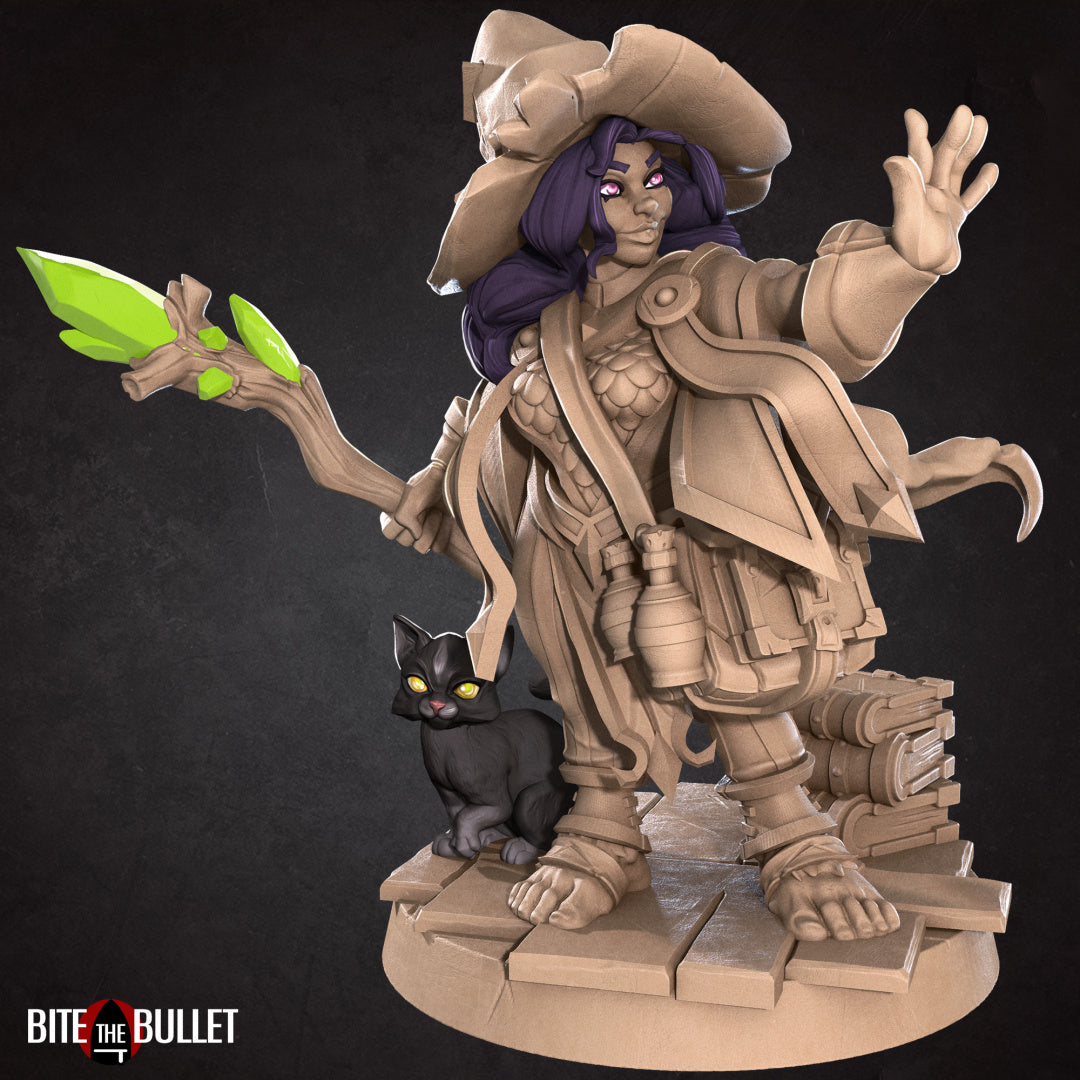 Wizard | Halflings | Fantasy Miniature | Bite the Bullet