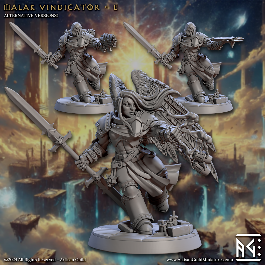 Vindicator Miniatures | Wrath of the Malakim | Artisan Guild