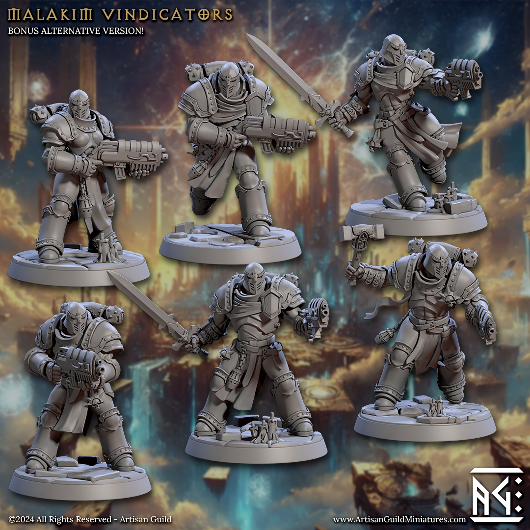 Vindicator Miniatures | Wrath of the Malakim | Artisan Guild