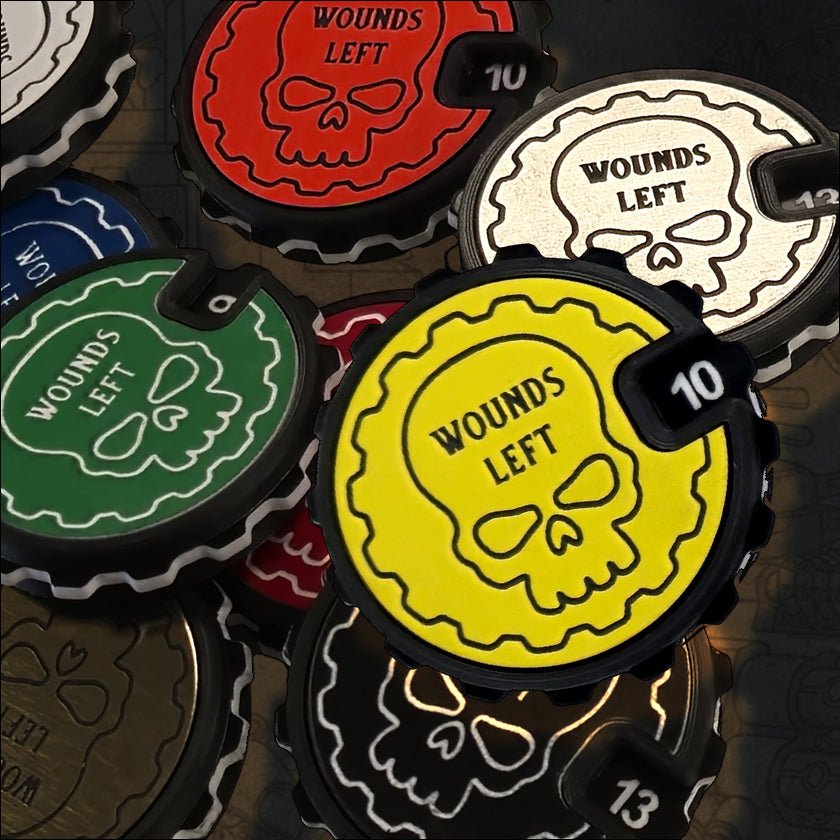 Mystwood Green 1-16 Tabletop Wound Tracker