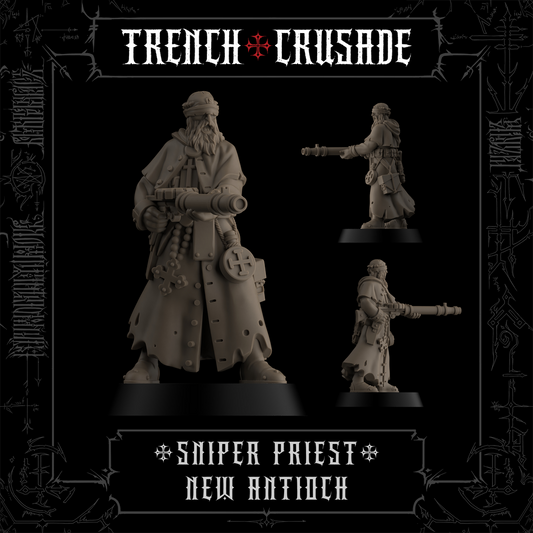 Trench Crusade - Sniper Priest (MG) - New Antioch