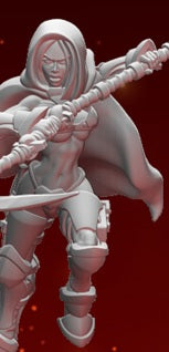 woman female beserkers fantasy warriors with scythes