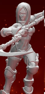 woman female beserkers fantasy warriors with scythes