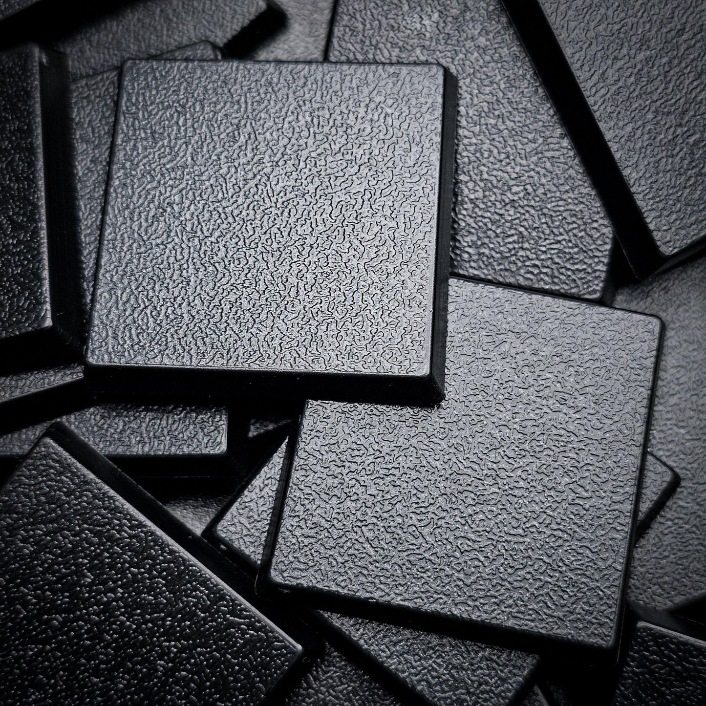 30mm Square Plain Plastic Bases