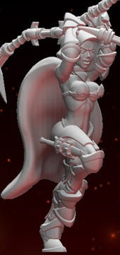 woman female beserkers fantasy warriors with scythes