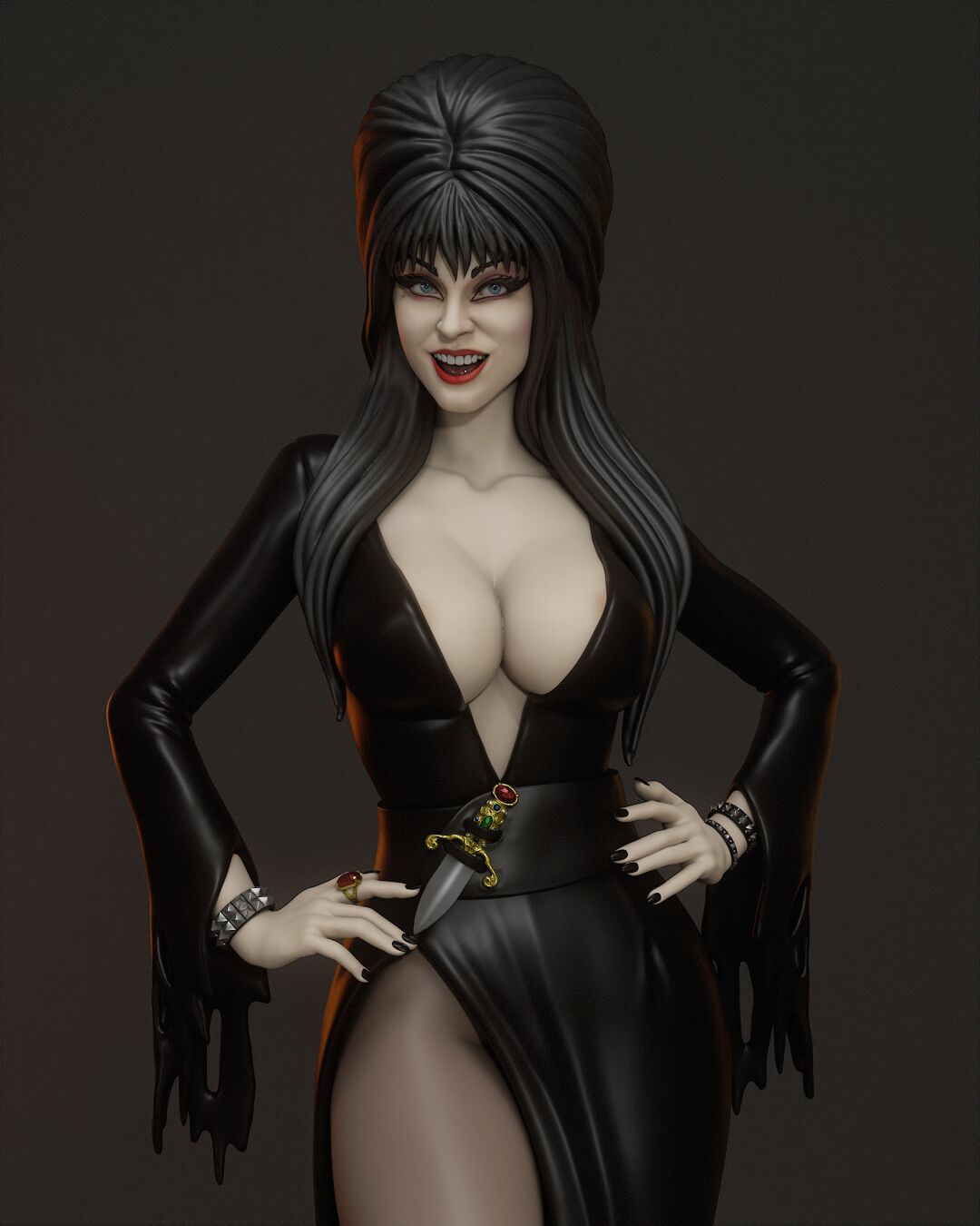 Elvira, mistress of the dark 1/6 scale model