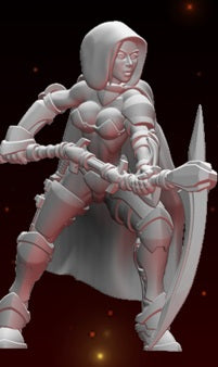 woman female beserkers fantasy warriors with scythes