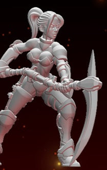 woman female beserkers fantasy warriors with scythes