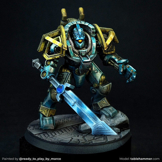 Clockwork Ancient - Space Dwarf golem mech