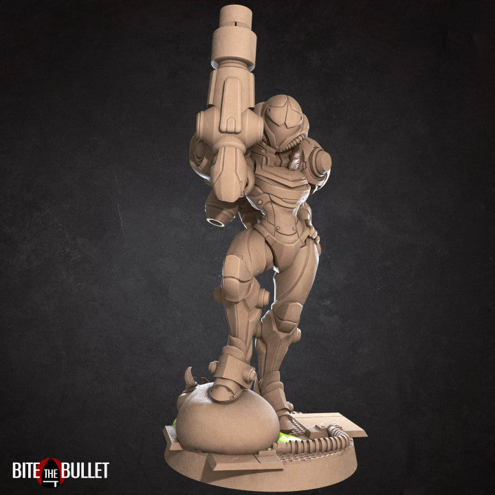 Bounty Hunter A | Warforged | Fantasy Miniature | Bite the Bullet