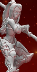 woman female beserkers fantasy warriors with scythes