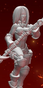 woman female beserkers fantasy warriors with scythes