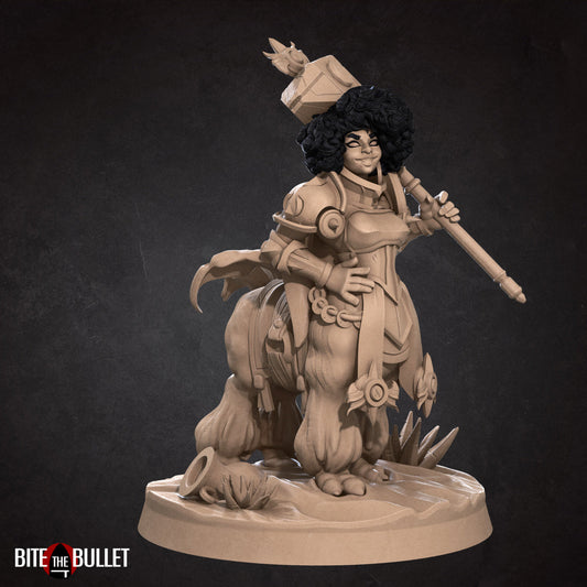 Alpaca Paladin | Centaurs | Fantasy Miniature | Bite the Bullet