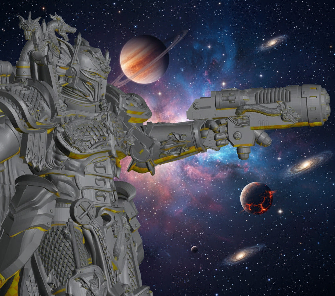 Alpharius or Omegon, posing, Alpha Legion Primarch