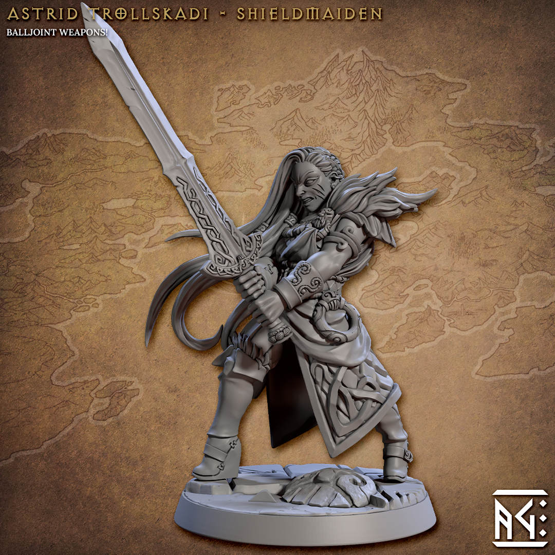 Skutagaard Northmen Saga Miniatures (Full Set) | Fantasy D&D Miniature | Artisan Guild