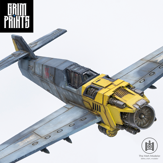 Grim BF-109 Fighter Plane