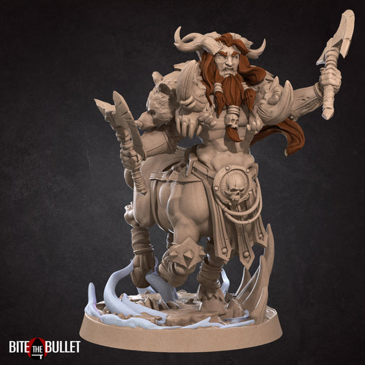 Barbarian | Centaurs | Fantasy Miniature | Bite the Bullet