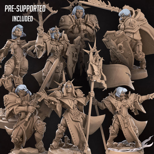 Battle Sisters Part 2 Miniatures (Full Set) | Fantasy Miniature | Bite the Bullet