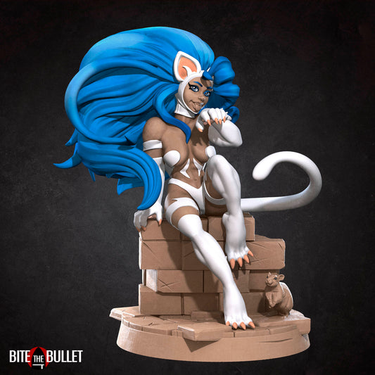 Catia | Tabaxi | Fantasy Miniature | Bite the Bullet