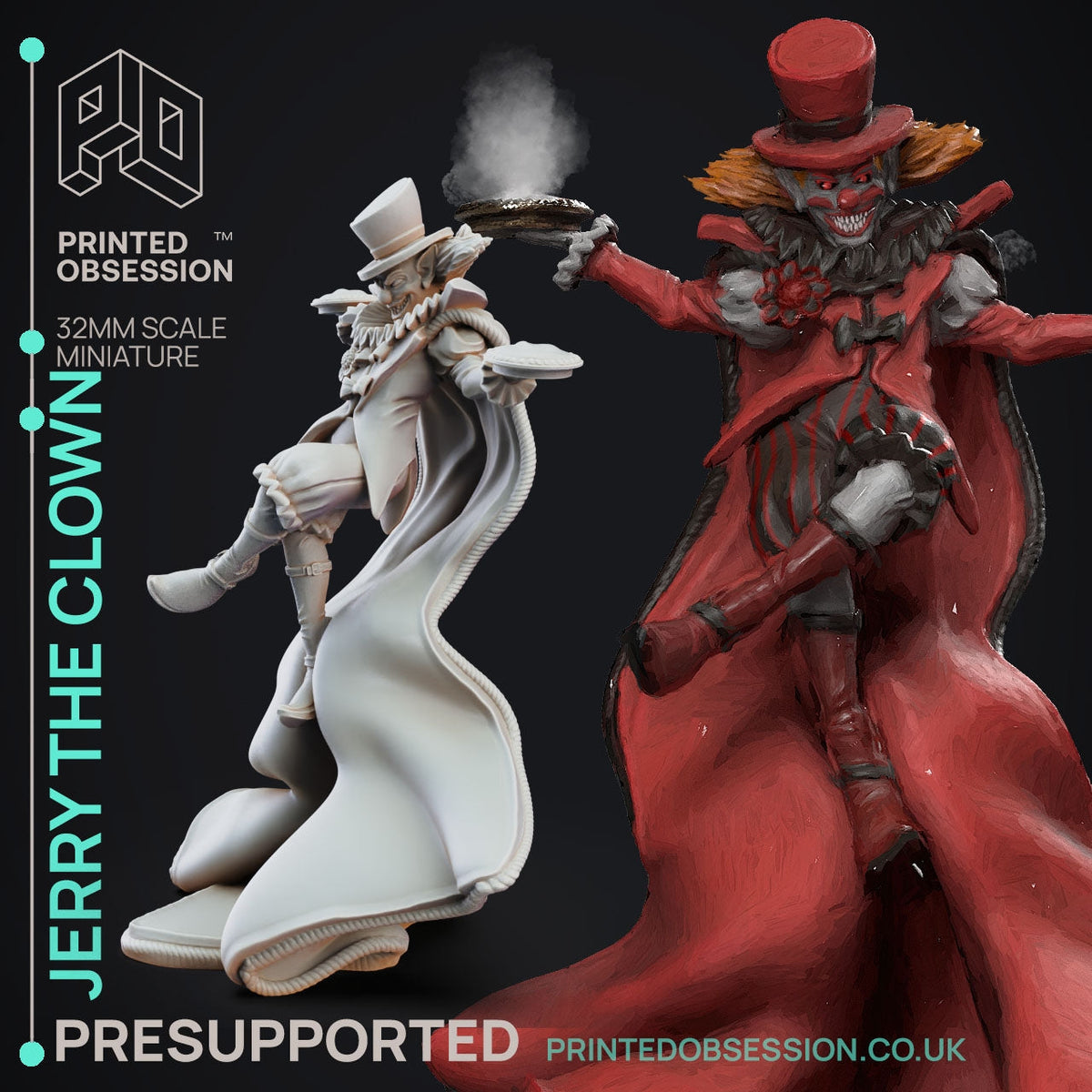 Circus of Horrors Miniatures (Full Set) | Fantasy Miniature | Printed Obsession