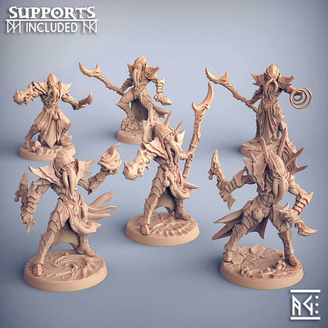 Depth One Reaver Miniatures (Full Set) | Fantasy D&D Miniature | Artisan Guild