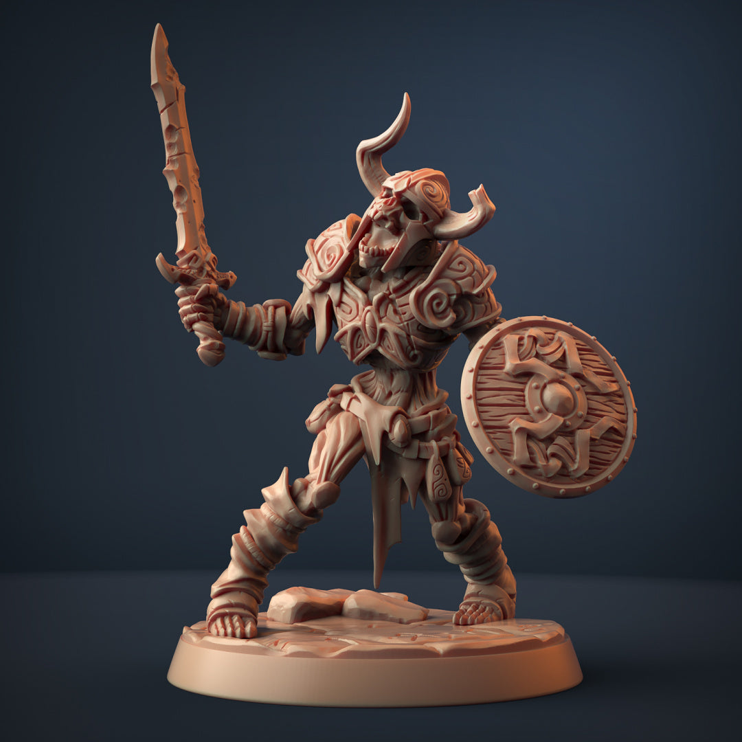 Draugr w/ Helmet Miniatures | Darkness of the Lich Lord | Artisan Guild