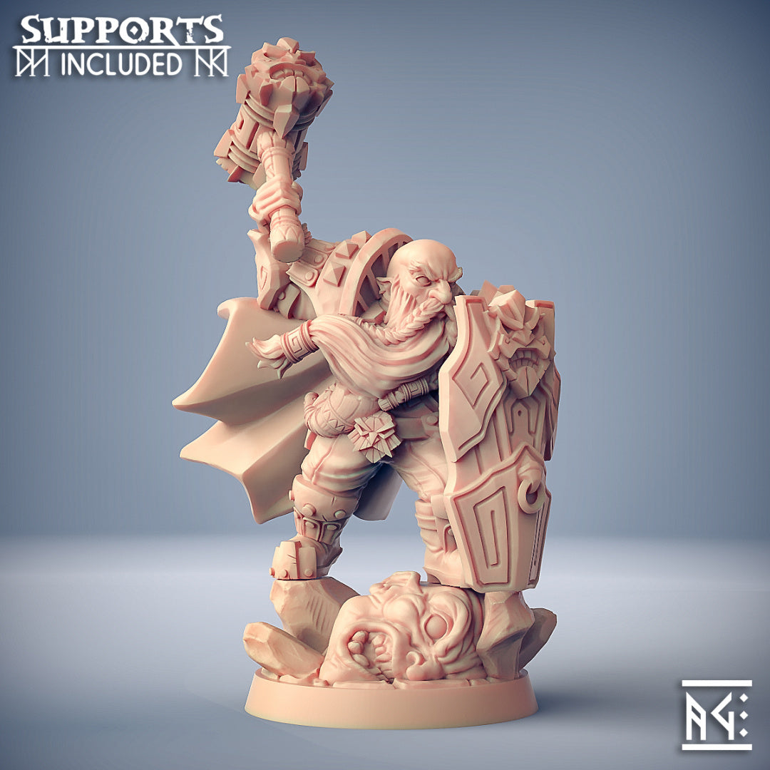 Dwarven Defenders Miniatures (Full Set) | Fantasy D&D Miniature | Artisan Guild