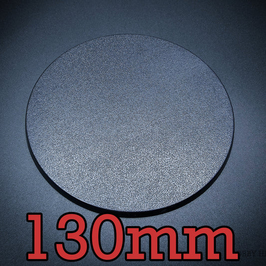 130mm Round Plain Plastic Bases
